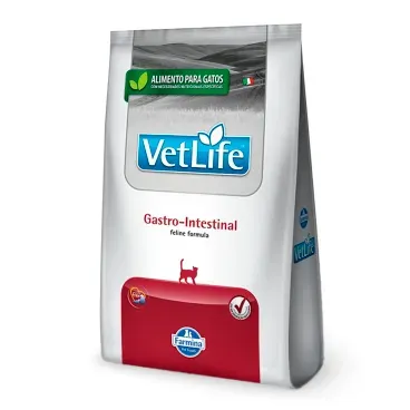 Racao Vet Life Natural Gastrointestinal para Gatos Adultos